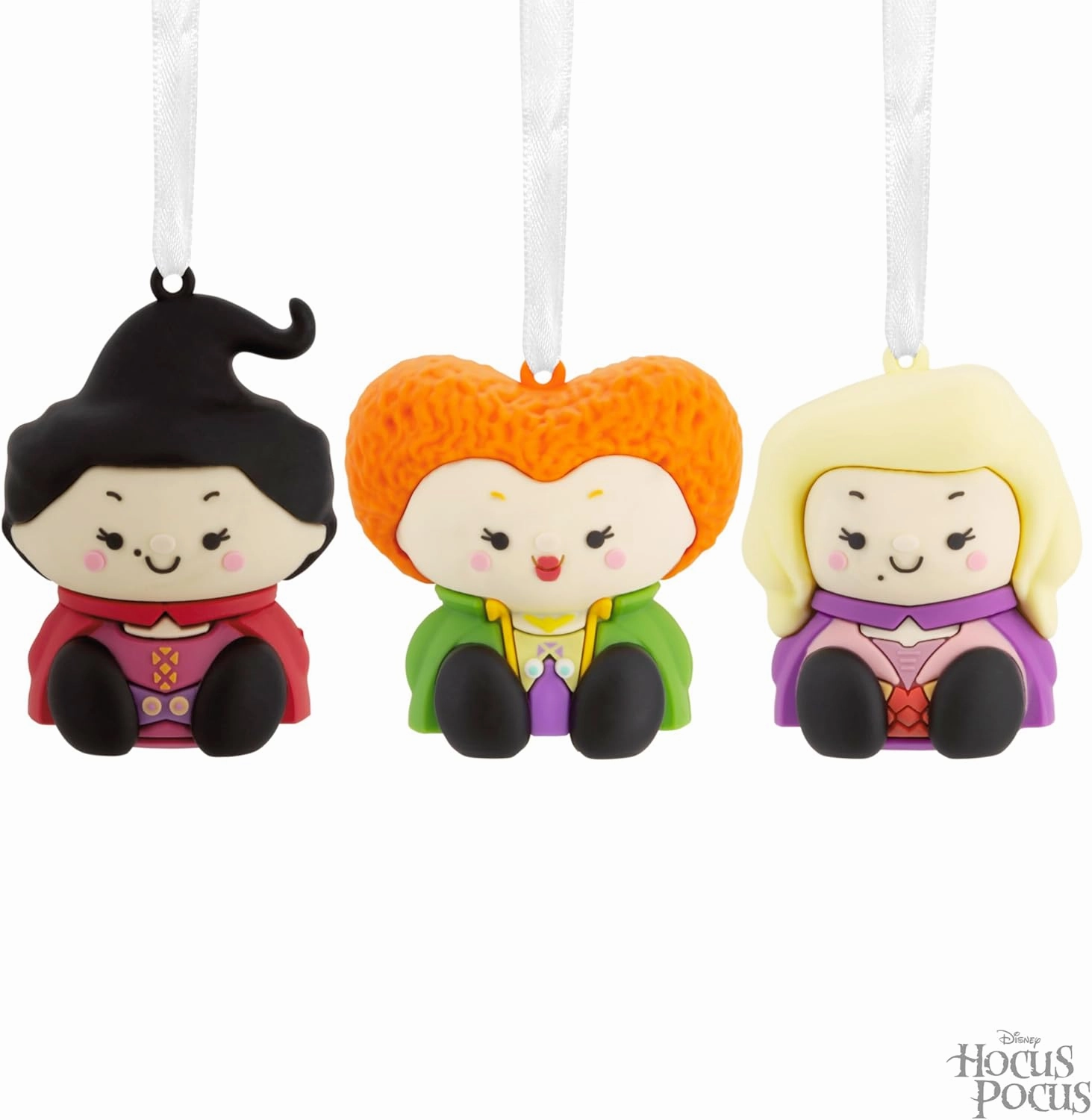 Hallmark Better Together Disney Hocus Pocus Mary, Winifred and Sarah Sanderson Magnetic Ornaments, Set of 3
