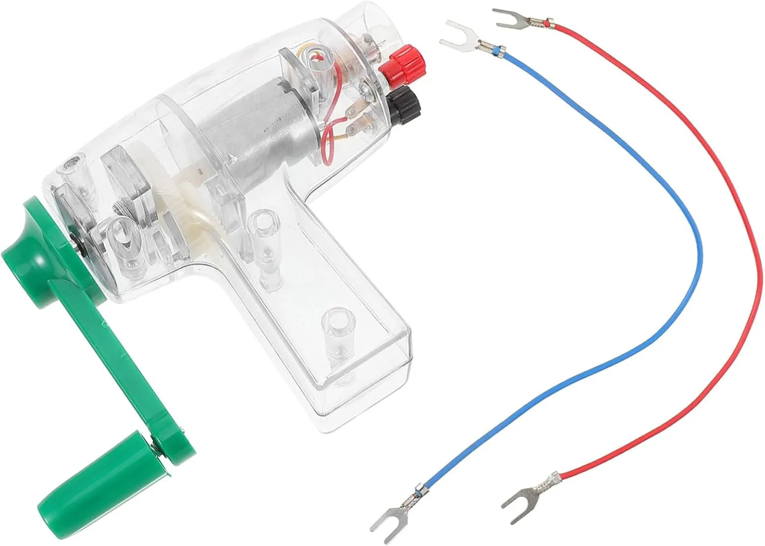 Hand Generator Portable Generator Hand Crank Power Generator Cognitive Assembly Playthings Material Early Learning Transparent Plastic