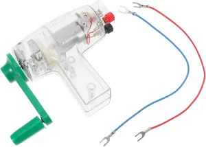 Hand Generator Portable Generator Hand Crank Power Generator Cognitive Assembly Playthings Material Early Learning Transparent Plastic