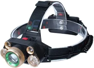 Headlamps,LED Headlamp with 4 Modes Waterproof,LED Rechargeable Headlight,zoomable, Perfect for Camping, Hiking, Hunting,Biking