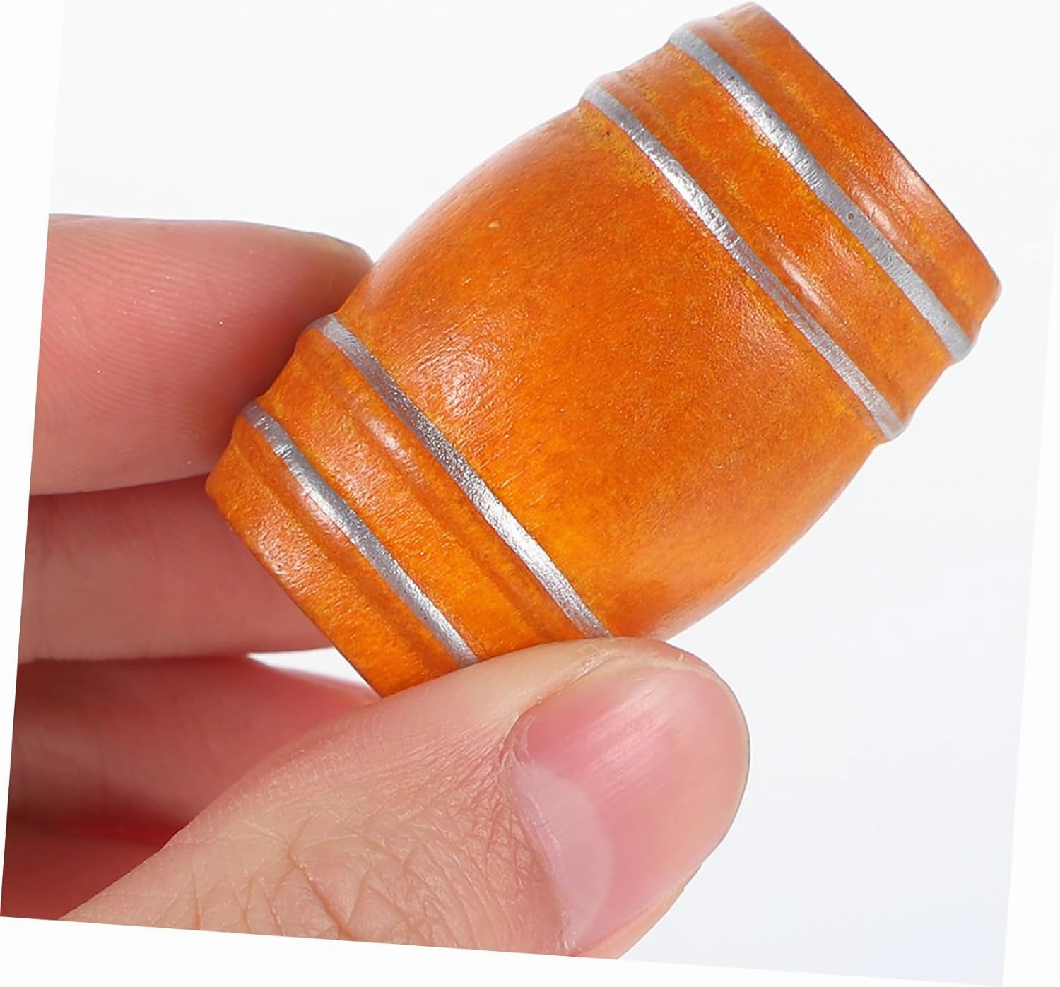 Hemoton Wooden Pickle Barrel,15 Pack Mini Wooden Beer Barrels Mini Barrel Containers Miniature Beer Barrels Dollhouse Bar Accessories for Miniatures, Scale Models, Mini Train Making