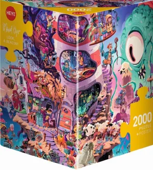 Heye, Look A Beacon!, Kilger, Puzzle 2000 Pieces, Triangle Puzzles, Promotes Concentration, IQ Puzzle Games, Perfect for the Puzzle Mat, Size: 69 x 97 cm