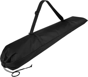 Homakover Carrying Bag For Folding Camping Chair, Foldable Large Mouth Folding Chair Storage Replacement Bag with Adjustable Shoulder Strap and Drawstring Opening for Outdoor Camping (Black, 44 Inch)