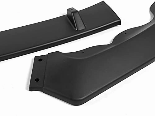 HYPERSPEED Front Bumper Spoiler Lip 3PCS ABS Fit STP-Style for 2013 2014 2015 2016 Ford Fusion Mondeo, Car Mods Accessories, Auto Replacement Parts Assembly, Air Chin Body Kit Splitter (Matte Black)