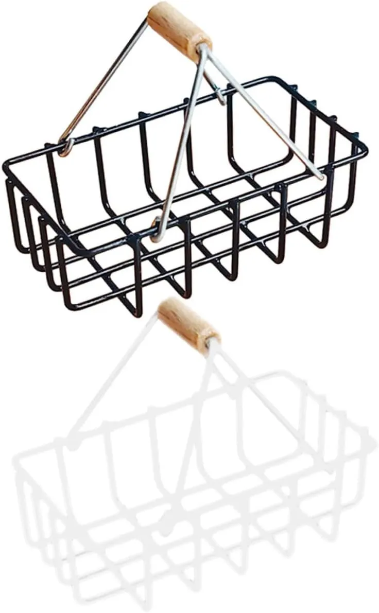 IMIKEYA 3sets 2pcs Miniature Basket Model Dollhouse Storage Baskets for Creative Decoration Simulation Furniture Safe Material Inspires Imagination 2pcs*3