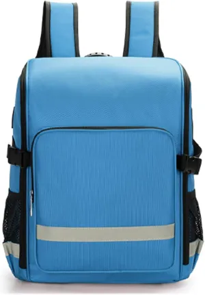 IOCCIOBB Portable First Aid Kit Bag, Emergency Survival Bag Medicine Storage Bag, for Home, Office, Camping, Workplace, Car and Travel (Color : Blue)