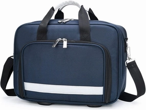 IOCCIOBB Nurse Tote Bag, Portable First Aid Kit Bag, Compact and Lightweight First Aid Bag with Labeled Compartments, Large-Capacity Outdoor Emergency Rescue Kit (Color : Blue)