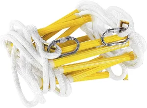 ISOP Outdoor Climbing Rope Ladder 24 ft / 8 m Compact Portable Safety Rope Ladders - Hanging Rope with Hooks for Teens & Adults Climbing Anchor Bolt 2 Set - Expansion Bolt and Hander FIXE 1