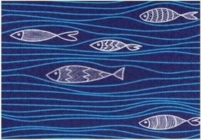 Jigsaw Puzzle 1000 Pieces Fishes Doodles Trendy Style Puzzles for Adults Teens and Kids Creative Gift Puzzles Funny Family Games Multiple Size
