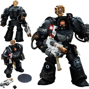 JOYTOY Warhammer 40K Iron Hands 1/18 Action Figures Iron Hands Captain in Terminator Armour Model Collection