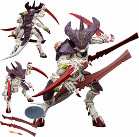 JOYTOY Warhammer 40,000 1/18 Action Figures Tyranids Hive Fleet Leviathan Tyranid Warrior with Boneswords Model Collection