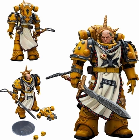 JOYTOY Warhammer 40K Imperial Fists 1/18 Action Figures Imperial Fists Sigismund, First Captain of The Imperial Fists Model Collection
