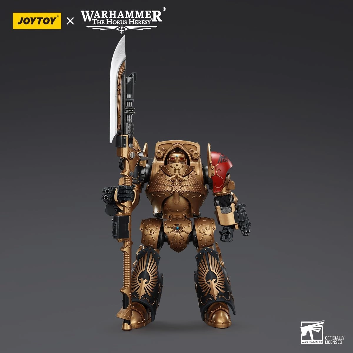 JOYTOY Warhammer 40K Legio Custodes 1/18 Action Figures Legio Custodes Contemptor-Achillus Dreadnought Model Collection
