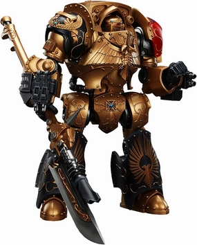 JOYTOY Warhammer 40K Legio Custodes 1/18 Action Figures Legio Custodes Contemptor-Achillus Dreadnought Model Collection