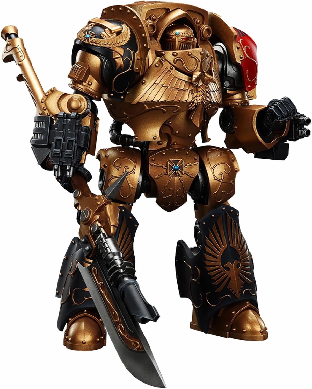 JOYTOY Warhammer 40K Legio Custodes 1/18 Action Figures Legio Custodes Contemptor-Achillus Dreadnought Model Collection