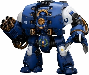 JOYTOY Warhammer 40K Ultramarines 1/18 Action Figures Ultramarines Leviathan Dreadnought with Cyclonic Melta Lance and Siege Claws Model Collection
