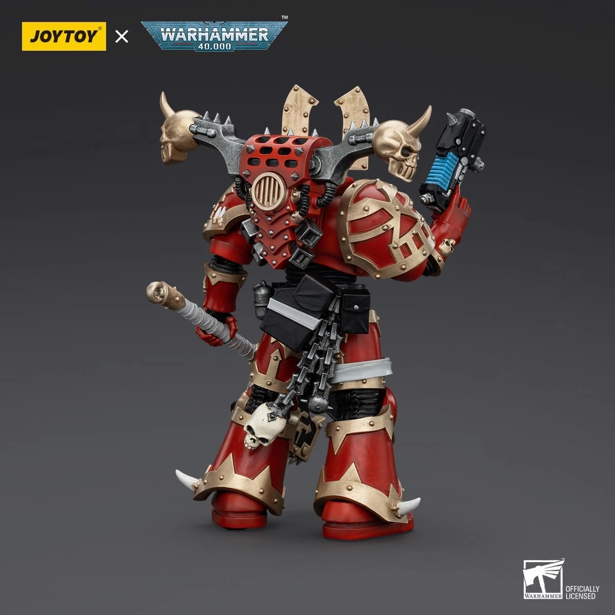 JOYTOY Warhammer 40K World Eaters 1/18 Action Figures World Eaters Khorne Berzerker 3 Model Collection