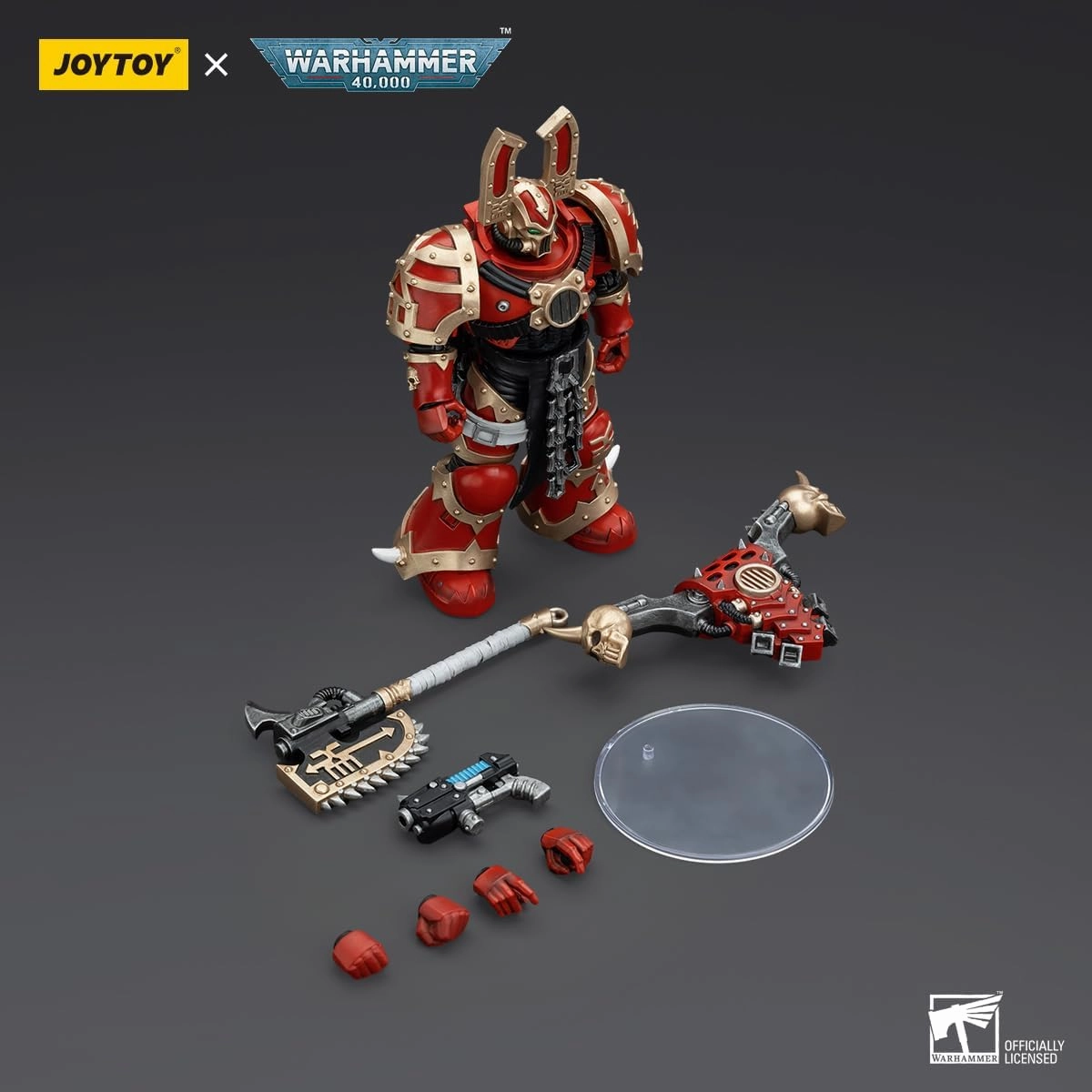 JOYTOY Warhammer 40K World Eaters 1/18 Action Figures World Eaters Khorne Berzerker 3 Model Collection