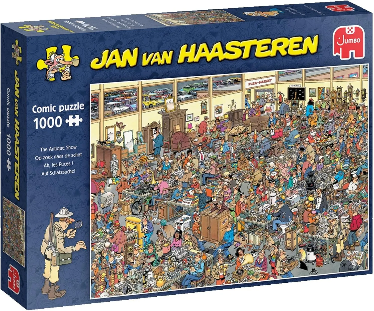 Jumbo Spiele 1119801839 Jan Van Haasteren The Antique Show Jigsaw Puzzle 1000 Pieces