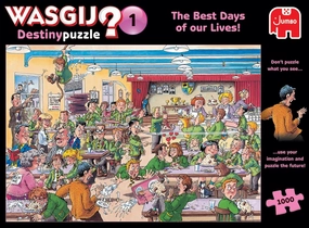 Jumbo Spiele 1119801821 Wasgij Destiny 1 The Best Days of Our Lives! 1000-Piece Puzzle