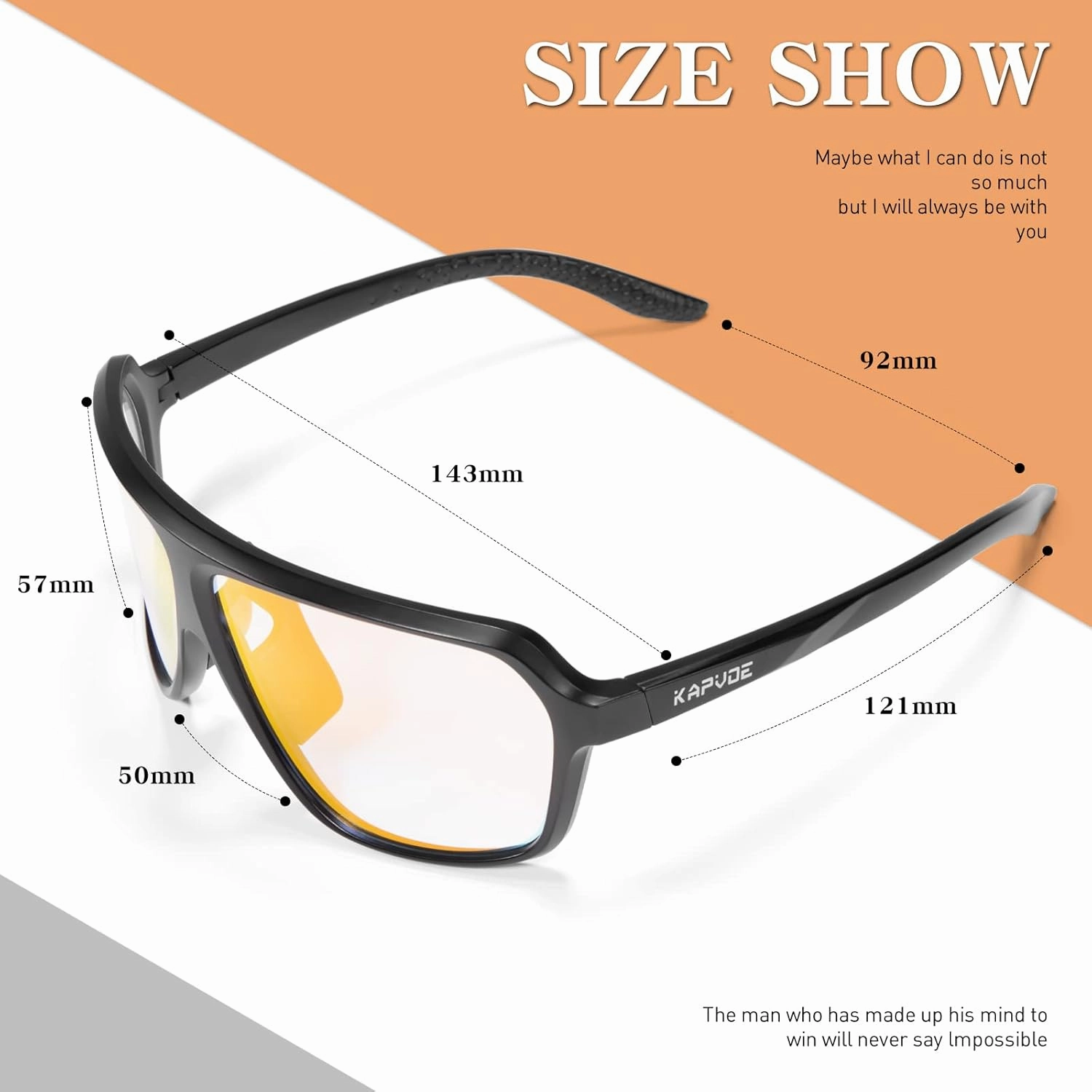 KAPVOE Photochromic Cycling Glasses for Men Women Sports Sunglasses MTB Biking Sunglasses UV Protection K64
