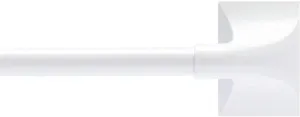 Kenney Magnetic Curtain Rod for Metal Doors or Metal Surfaces, No Drill Curtain Rod, Adjustable Magnetic Rod, Multi-Use Design, 16-28 inch Window Privacy Drapery Rods, Appliance Rods, White Finish