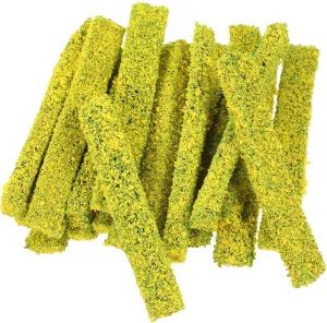 KESYOO 20Pcs Mini Flower Shrub Decor Simulated Miniature Flower Cluster for Table Fairy Garden Dollhouse Grass and Miniature Scenery Landscape