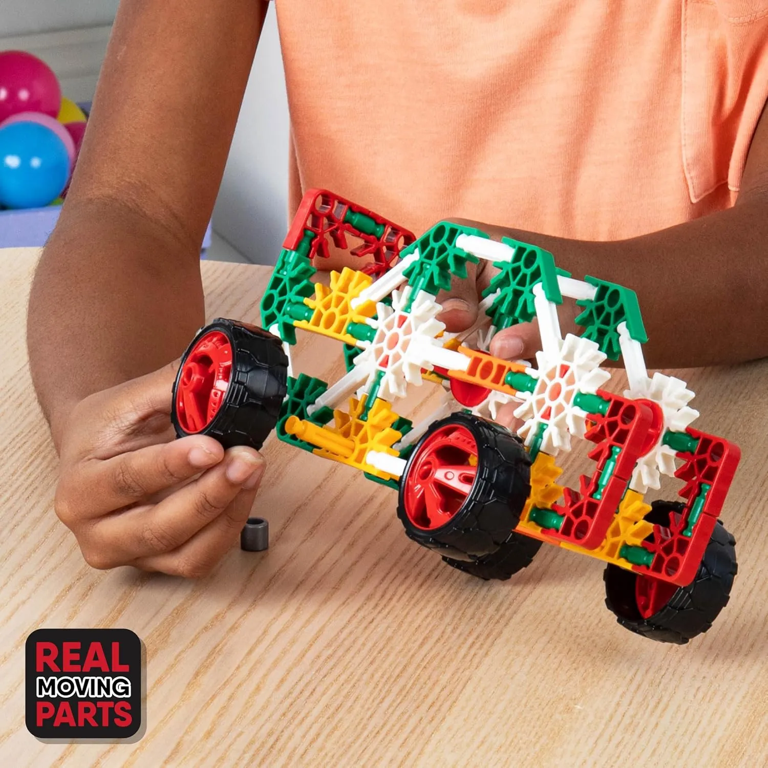 K'NEX - 40 Model Building Set‚ 141 Pieces, STEM Toy, Engineering Play, Creative Construction‚ Ages 5 