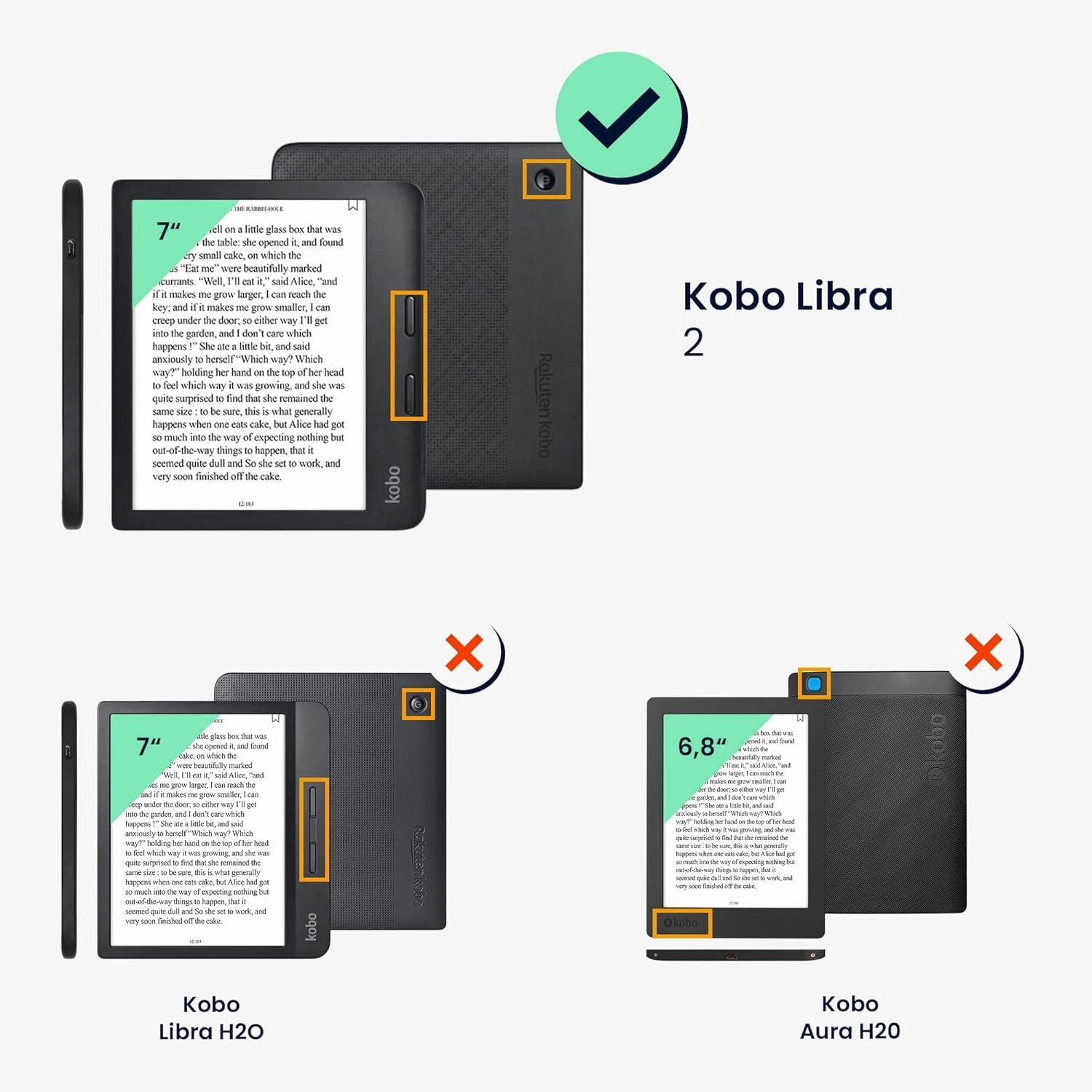 kwmobile Origami Case Compatible with Kobo Libra 2 Case - Slim PU Leather Cover with Stand - Dark Green
