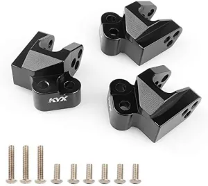 KYX Racing Aluminum Tie Rod Linkage Skid Plate Link Mounts Upgrades Parts for RC Crawler Car Axial SCX10 III AXI03007 SCX10.3
