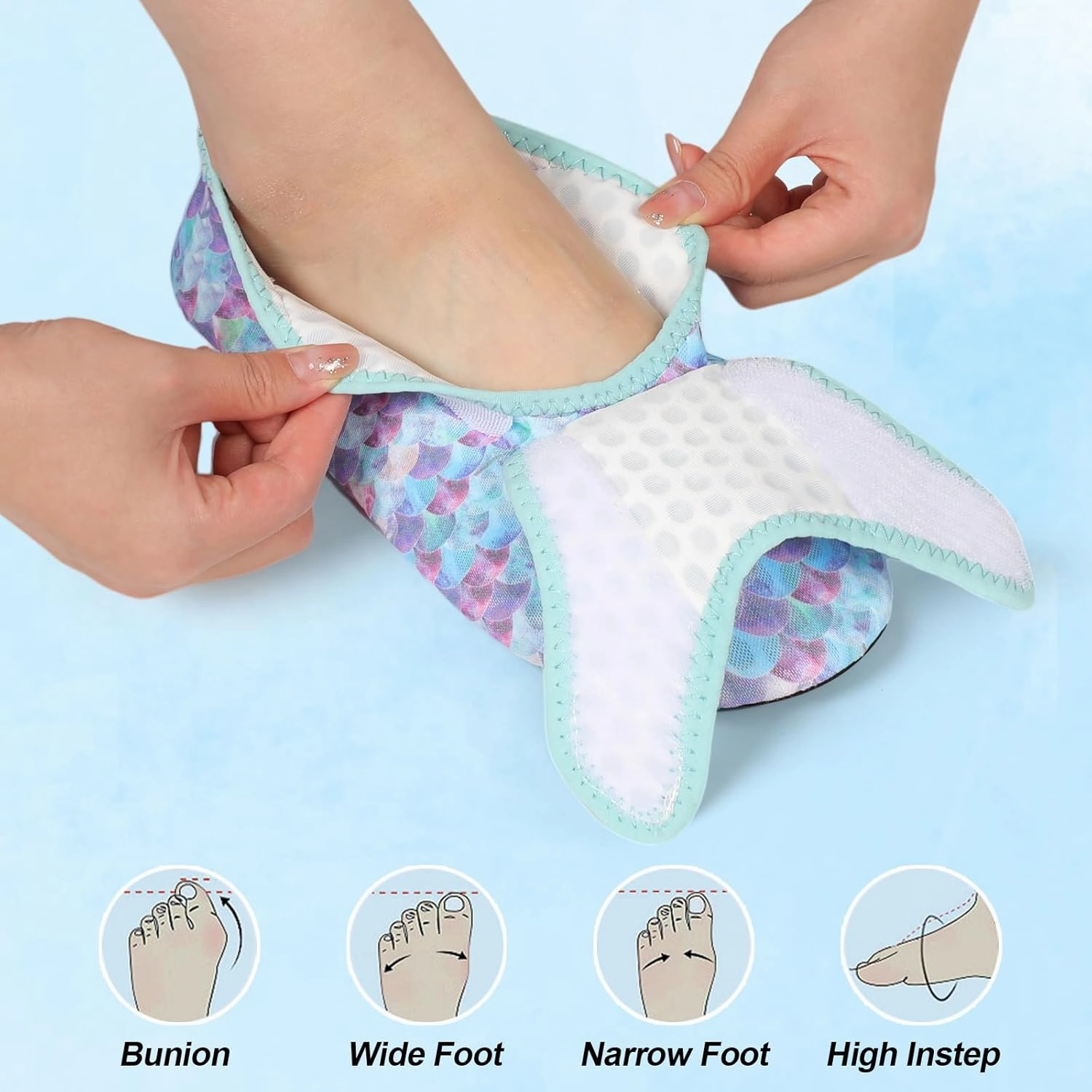 L-RUN Womens Mens Water Shoes Wide Toe Barefoot Swim Shoes for Beach Pool Sand Yoga Quick Dry Adluts Aqua Sock Non Slip