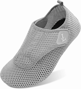 L-RUN Womens Mens Water Shoes Wide Toe Barefoot Swim Shoes for Beach Pool Sand Yoga Quick Dry Adluts Aqua Sock Non Slip