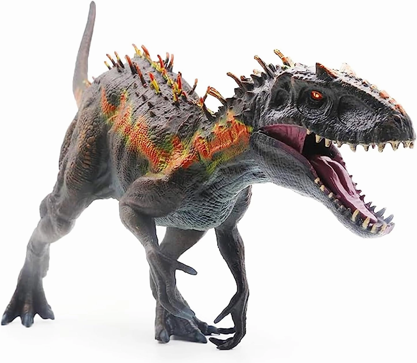 Large Realistic Tyrannosaurus Rex Toy, 15.7 inch T-REX Dinosaur Colletion, Kids' Play Dinosaur & Prehistoric Creature Figures with Moveable Jaw, Red, Ages 8 