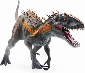 Large Realistic Tyrannosaurus Rex Toy, 15.7 inch T-REX Dinosaur Colletion, Kids' Play Dinosaur & Prehistoric Creature Figures with Moveable Jaw, Red, Ages 8 