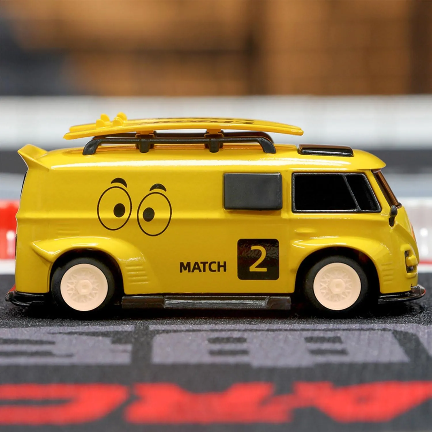 LDARC 1:64 Scale Mini RC Sports Car 2.4Ghz Ideal for Racing Enthusiasts, Racing Remote Contrl Model with RGB Lights Comes with DIY Interchangeable Body Case（Orange）