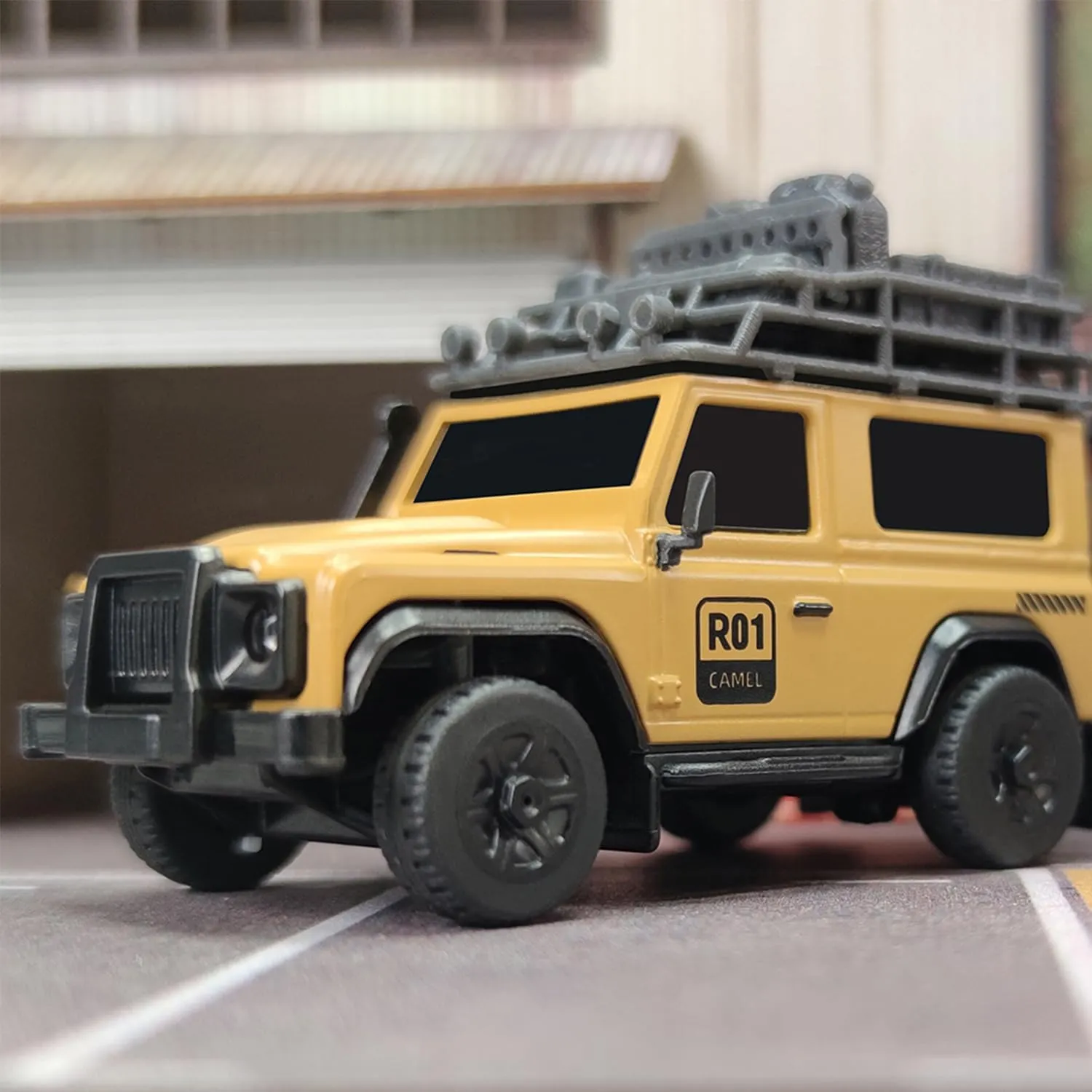 LDARC 1:64 Scale Mini RC Truck RTR RC Rock Crawler 2.4GHZ Hobby Grade Remote Control Car Model Vehicle Buggy (R01-Green)
