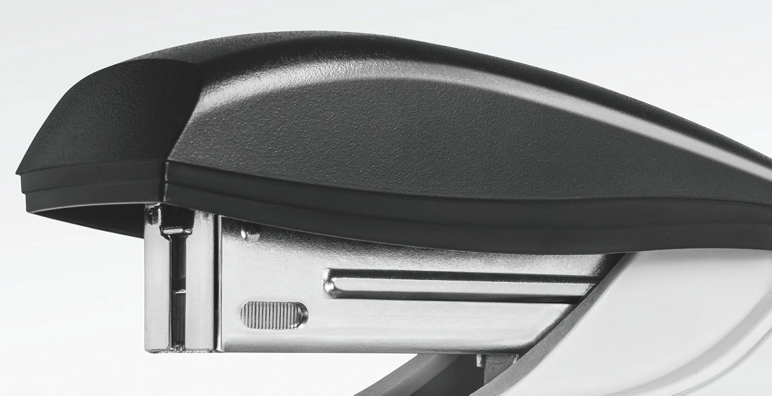 Leitz 55010395 Stapler, 25 Sheet Capacity, Black, Ergonomic Metal Body, Includes Staples, NeXXt Range, 55010095