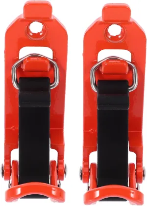 LIFKOME 2pcs Zinc Alloy Shovel Mount Clamp for Car Roof Rack Shovel Holder Wall Mount