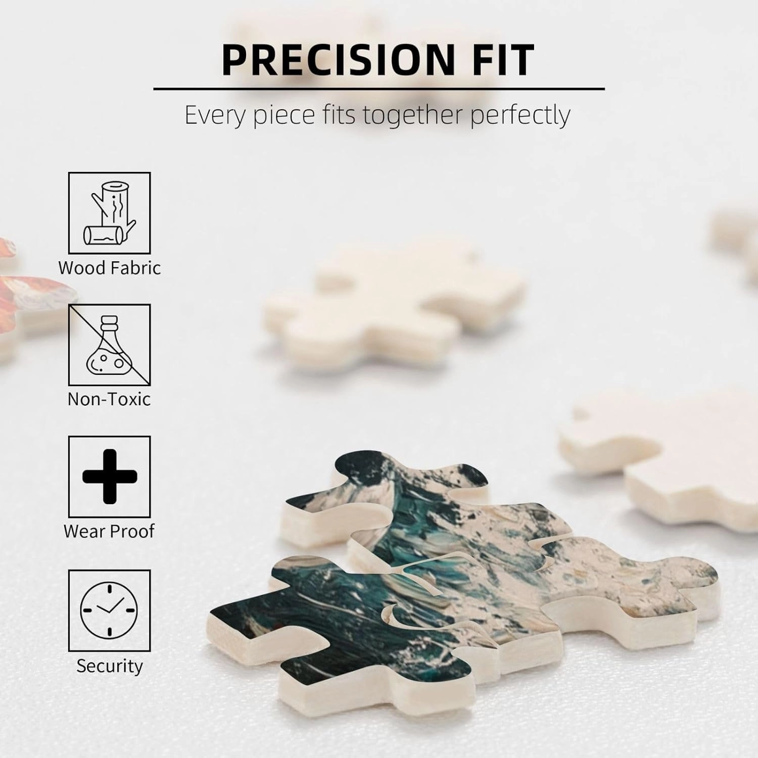 Lion and Fish Jigsaw Puzzle 1000 Piece for Adults & Kids, Wall Hanging Puzzles Intellectual Decompressing Fun Family Game Large Puzzle Game Toys Gifts