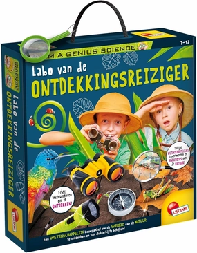 LISCIANI - I AM A GENIUS - LABORATORY OF DISCOVERERS - Scientific Experimentation Kit for Children from 7 Years - Discovering and Observing Nature - Made in Italy