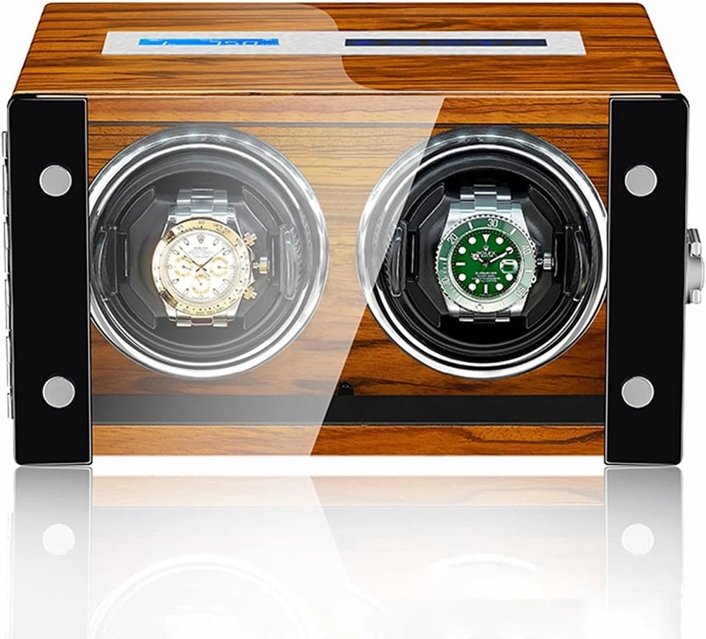 Luxury Watch Winder Watches Watches Display Box with Remote Control LCD Touch Screen LED Illumination Rotation Mode Setting Quiet Motor (B 2 0)