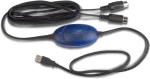 M-Audio Midisport Uno | Portable 1-in/1-out MIDI Interface via USB connection (16 x 16 MIDI channels),Black