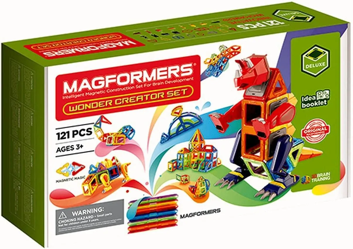 Magformers Wonder Creator | Magnetic Tiles Building Blocks, Educational Kit, STEM Toy Set | Magnetic Building Tiles for Kids to Develop Problem-Solving Abilities and Shape Recognition