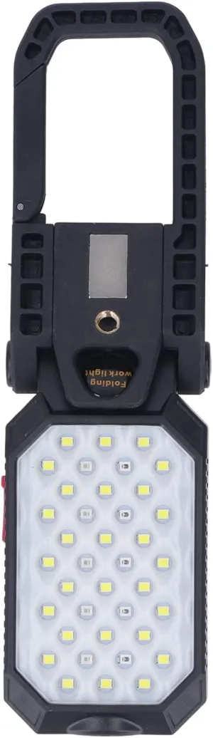 Magnetic Light, 1000Lm Cob Light Magnetic Flashlight LED Rechargeable with 3 Light Mode, Hook,Battery Indicator Magnetic Work Light, for Outdoor Camping Hiking Emergency