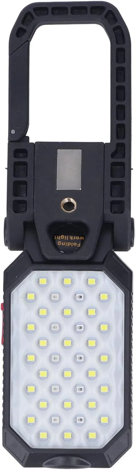 Magnetic Light, 1000Lm Cob Light Magnetic Flashlight LED Rechargeable with 3 Light Mode, Hook,Battery Indicator Magnetic Work Light, for Outdoor Camping Hiking Emergency