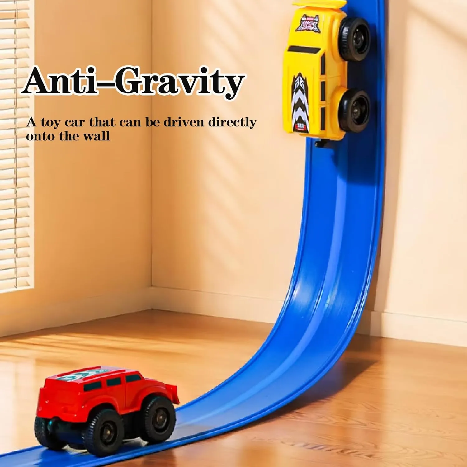 Magnetic Wall Climbing Toy Car, 2025 New Inertial Magnetic Levitation Car Toy Wall Climbing, Educational Decompression Anti-Gravity Toy Car, That Drive on Walls and Ceiling (3pcs)