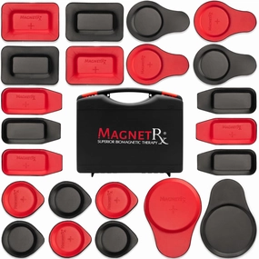MagnetRX® Biomagnetic Magnets Kit – Imanes para Biomagnetismo Médico – Dr Goiz Magnets for Biomagnetism Bio Magnet Pair – Assorted Round & Rectangular 2500-5200 Gauss Magnet (22 Mixed Unit)