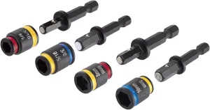 Malco MALCOMBO1 2 in. Cleanable, Reversible Magnetic Hex Driver, 4 Piece Set