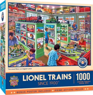 MasterPieces 1000 Piece Jigsaw Puzzle for Adults, Family, Or Youth - The Lionel Store - 19.25"x26.75"