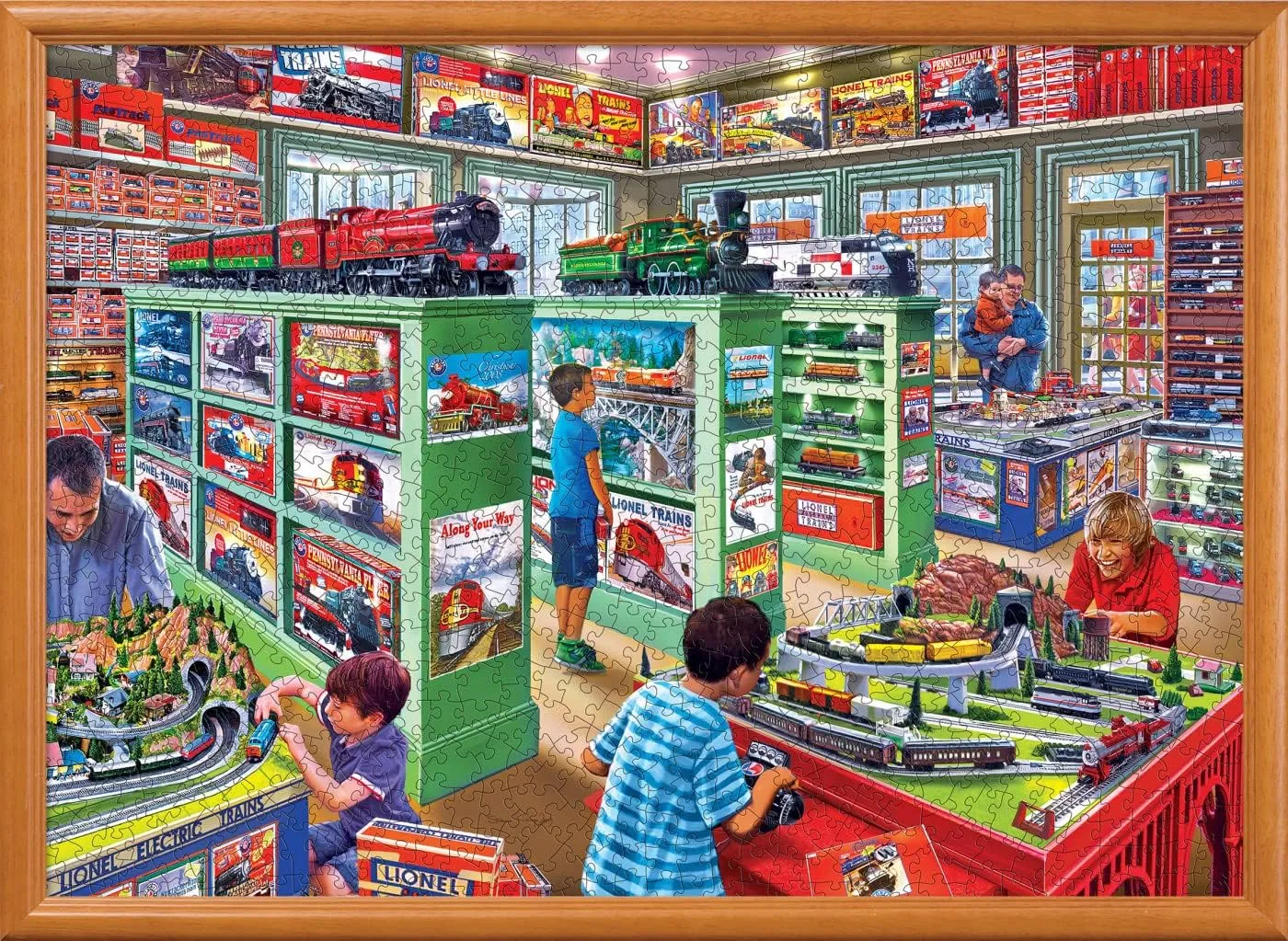 MasterPieces 1000 Piece Jigsaw Puzzle for Adults, Family, Or Youth - The Lionel Store - 19.25"x26.75"